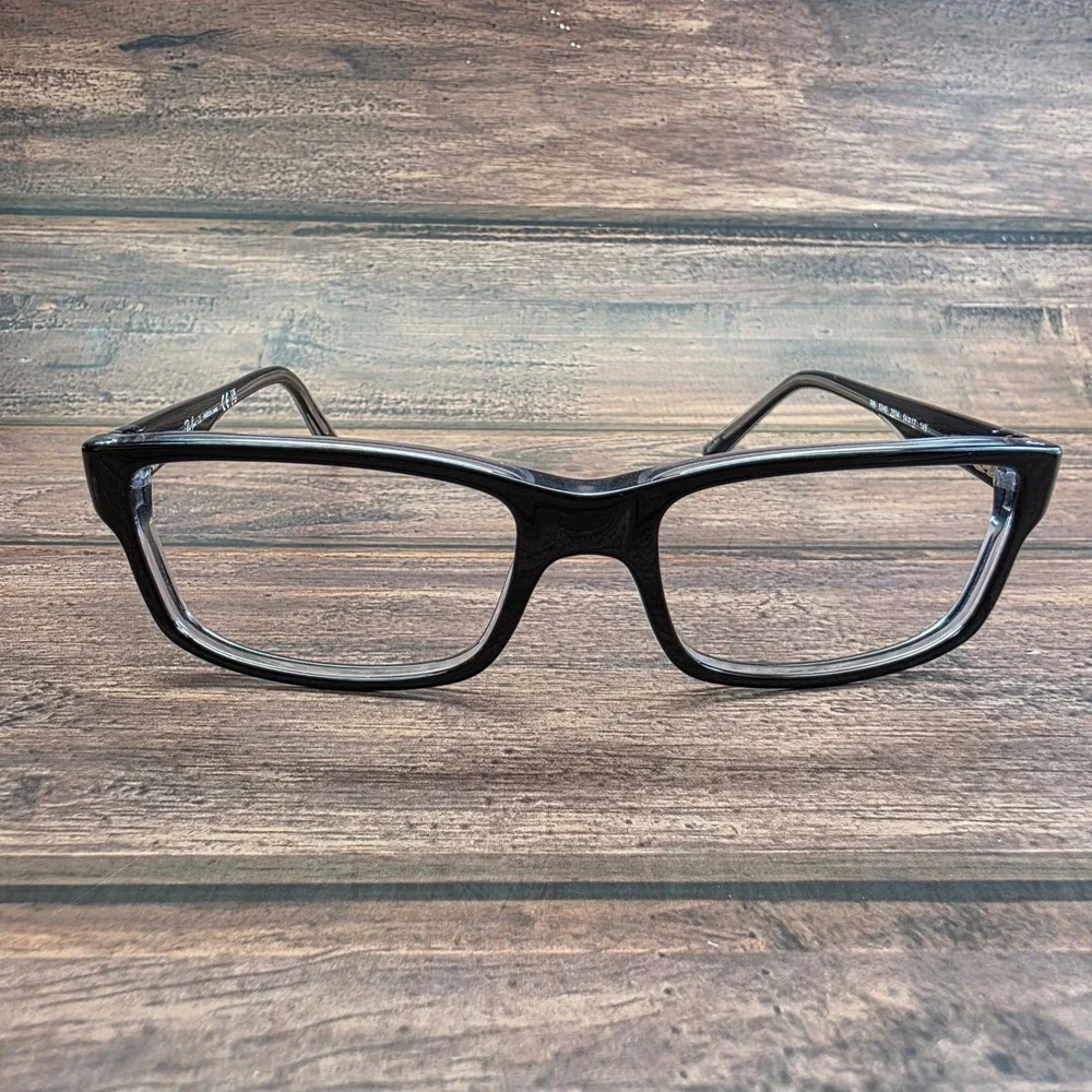Ray-Ban RB 5245 2034 Black Crystal Rectangular Eyeglasses 54-17-145